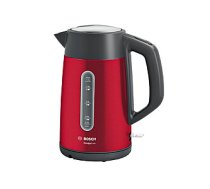 Bosch Kettle DesignLine TWK4P434 Electric, 2400 W, 1.7 L, Stainless steel, 360° rotational base, Red/Black 150629