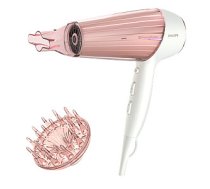 Philips | Hair Dryer | HP8281/00 | 2300 W | Number of temperature settings 6 | Ionic function | Diffuser nozzle | Pearl White/Pink Golden 864058