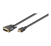 Goobay DVI-D/HDMI cable, gold-plated HDMI cable, 1.5 m, Black 150921