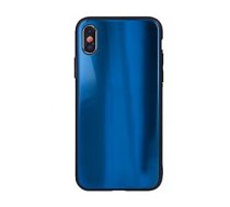 iLike Apple iPhone 7 Plus / iPhone 8 Plus Aurora Glass case Dark Blue 871699