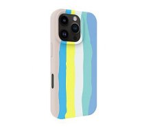 Evelatus Apple iPhone 16 Pro Multi-Colored Silicone Case With MagSafe Beige Cream 873823