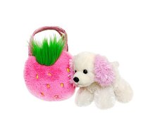 AURORA Fancy Pals Mīkstā rotaļlieta Strawberry poodle in a bag, 20 cm 875618