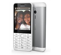Nokia 230 Silver, 2.8 ", TFT, 240 x 320 pixels, 16 MB, Dual SIM, Mini-SIM, Bluetooth, 3.0, USB version microUSB 1.1, Built-in camera, Main camera 2 MP, Secondary camera 2 MP, 1200 mAh 152916