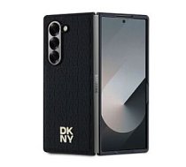 DKNY - DKNY PU Leather Repeat Pattern Stack Logo MagSafe Case for Samsung Galaxy Z Fold 6 Black 880719