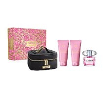 SET VERSACE Bright Crystal EDT smarža 90ml + DUŠAS ŽELĒ 100ml + ĶERMEŅA LOSJONS 100ml + kosmētikas soma 879490