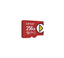 Lexar Play UHS-I MicroSDXC, 256 GB, Flash memory class 10, Red, 150 MB/s 153928