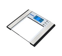 Mesko Bathroom Scale with Analyzer MS 8146 Electronic, Maximum weight (capacity) 180 kg, Accuracy 100 g, Body Mass Index (BMI) measuring, Stainless steel/Glass 153931