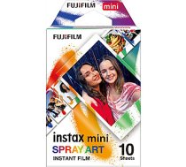 Fujifilm | Instax Mini | Art Spray Sheet (10pl) Instant Film | 54 x 86 mm | Hi-Speed ISO 800 – Ar izcilu graudu kvalitāti, INSTAX Kontaktfilmas nodrošina dzīvīgas krāsas un dabiskas ādas tonis 881963