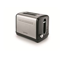 Gorenje Toaster T1100CLBK Power 1100 W, Number of slots 2, Housing material Plastic/Metal, Black 154085