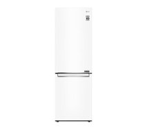 GBP31SWLZN LG Refrigerator GBP31SWLZN Energy efficiency class E, Free standing, Combi, Height 186 cm, No Frost system, Fridge net capacity 234 L, Freezer net capacity 107 L, Display, 36 dB, White 154596