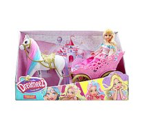 DREAMEEZ Rotaļu komplekts Princese ar zirgu un karieti 888313