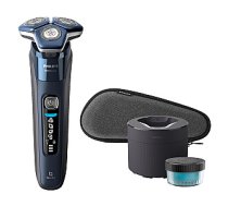 Philips SHAVER Series 7000 S7885/50 vīriešu skuveklis Rotācijas skuveklis Trimmeris Melns, Zils 890740