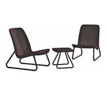 Dārza mēbeļu komplekts Rio Patio Set brūns 151653