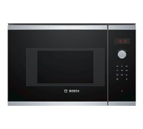 Bosch | Mikroviļņu krāsns | BFL523MS0 | Iebūvēts | 20 L | 800 W | Nerūsējošais tērauds/Melns 907705