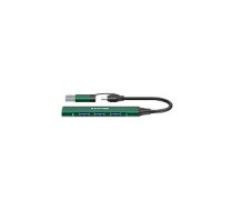 CANYON hub DS-02 4in1 USB-A/C Green