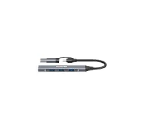 CANYON hub DS-02 4in1 USB-A/C Grey