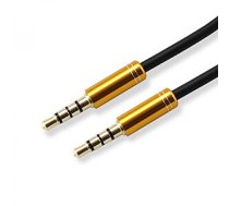 Sbox AUX Cable 3.5mm to 3.5mm golden kiwi gold 3535-1.5G 171031