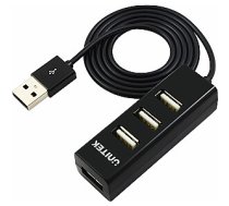 HUB USB Unitek Y-2140 4x USB 2.0 mini czarny 14187