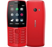 Nokia 210 Red, 2.4 ", TFT, 240 x 320 pixels, 16 MB, Dual SIM, Bluetooth, 3.0, USB version microUSB, Main camera 0.3 MP, 1020 mAh 217086