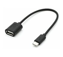 Kabelis USB TB OTG USB - USB C 15cm melns (AKTBXKU4PAC015B) 233877