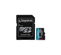 Kingston 256GB microSDXC Canvas Go Plus Gen4 200MB/s A2 U3 V30 Card + Adapter