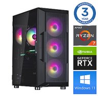 INTOP Ryzen 7 5700X 32GB 1TB SSD M.2 NVME RTX3050 6GB WIN11Pro