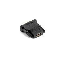 Lanberg HDMI AV adapteris-DVI-D melns (AD-0010-BK) 240205