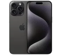 Apple iPhone 15 Pro Max 256GB Black Titanium Prece no ekspozīcijas. Garantija 2 gadi