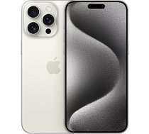 Apple iPhone 15 Pro Max 256GB White Titanium Prece no ekspozīcijas. Garantija 2 gadi