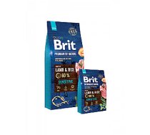 Brit Premium by Nature Sensitive Lamb 3 kg Pieaugušais jērs, rīsi 276180