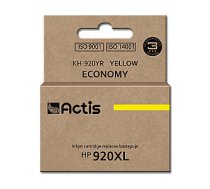 Actis KH-920YR tinte HP printerim; Nomaiņa uz HP 920XL CD974AE; Standarta; 12 ml; dzeltens 277704