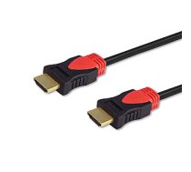 Savio CL-141 HDMI kabelis 10 m HDMI A tips (standarta) Melns, Sarkans 281916