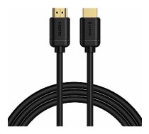 Baseus Baseus USB kabelis HDMI 2.0 kabelis 4K 60 Hz 3D HDR 18 Gbps 2 m melns (CAKGQ-B01) 282911