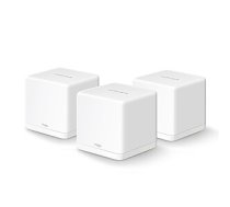 Mercusys AC1300 Whole Home Mesh Wi-Fi System Halo H30G (3-Pack) 802.11ac, 400+867 Mbit/s, Ethernet LAN (RJ-45) ports 2, Mesh Support Yes, MU-MiMO Yes, White 309644