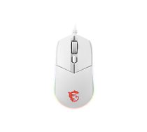 MSI Clutch GM11 Optical, RGB LED light, White, Gaming Mouse, 1000 Hz 310470