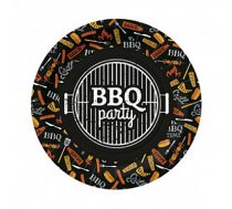 BBQ PARTY BLACK PAPĪRA ŠĶĪVJI 23CM 10GB, 0.169KG/IEP, Paw Decor Collection 312825