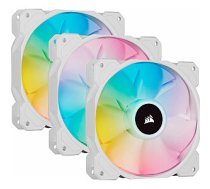 Corsair iCUE SP120 RGB ELITE Performance White ventilators x3 iepakojumā + CORE apgaismojuma bloks (CO-9050137-WW) 315913