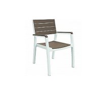 Dārza krēsls Harmony Armchair balts/bēšs 320687