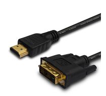 Savio CL-139 video kabeļa adapteris 1,8 m DVI-A HDMI A tips (standarta) melns 328146