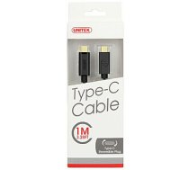 Unitek Unitek USB kabelis C tipa USB līdz microUSB 1M (ātras uzlādes) kabelis - Y-C473BK 30286