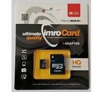 Atmiņas karte IMRO 4/8G ADP 8 GB MicroSDHC 4. klase 335703