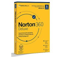 Norton 360 Deluxe BOX PL 5 - ierīces licence uz vienu gadu 45534