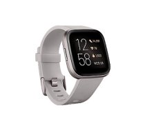 Fitbit Versa 2 Smart watch, NFC, OLED, Touchscreen, Heart rate monitor, Activity monitoring All-Day, Waterproof, Bluetooth, Wi-Fi, Stone/Mist Grey Aluminum 361169