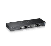 Zyxel tīkla slēdzis GS2220-28-EU0101F pārvaldīts L2 Gigabit Ethernet (10/100/1000) melns 365982