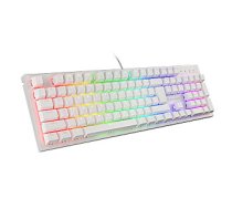 Genesis THOR 303 Gaming keyboard, RGB LED light, US, White, Wired, Brown Switch 367785