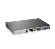 Zyxel tīkla slēdzis GS1350-26HP-EU0101F pārvaldīts L2 gigabitu Ethernet (10/100/1000) pelēks strāvas padeve, izmantojot Ethernet (PoE) 370601