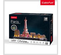 CUBICFUN City Line 3d BL puzle Parīze 137554