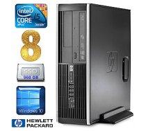 Personālais dators HP 8100 Elite SFF i5-650 8GB 960SSD DVD WIN10 59475