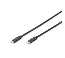 Digitus USB Type-C Connection Cable AK-300139-010-S USB Male 3.1 Gen 2 (Type C), USB Male 3.1 Gen 2 (Type C), Black, 1 m 375295