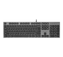 Vadu tastatūra A4Tech KV-300H X-SLIM Graphite Black US (KV300HUSB)